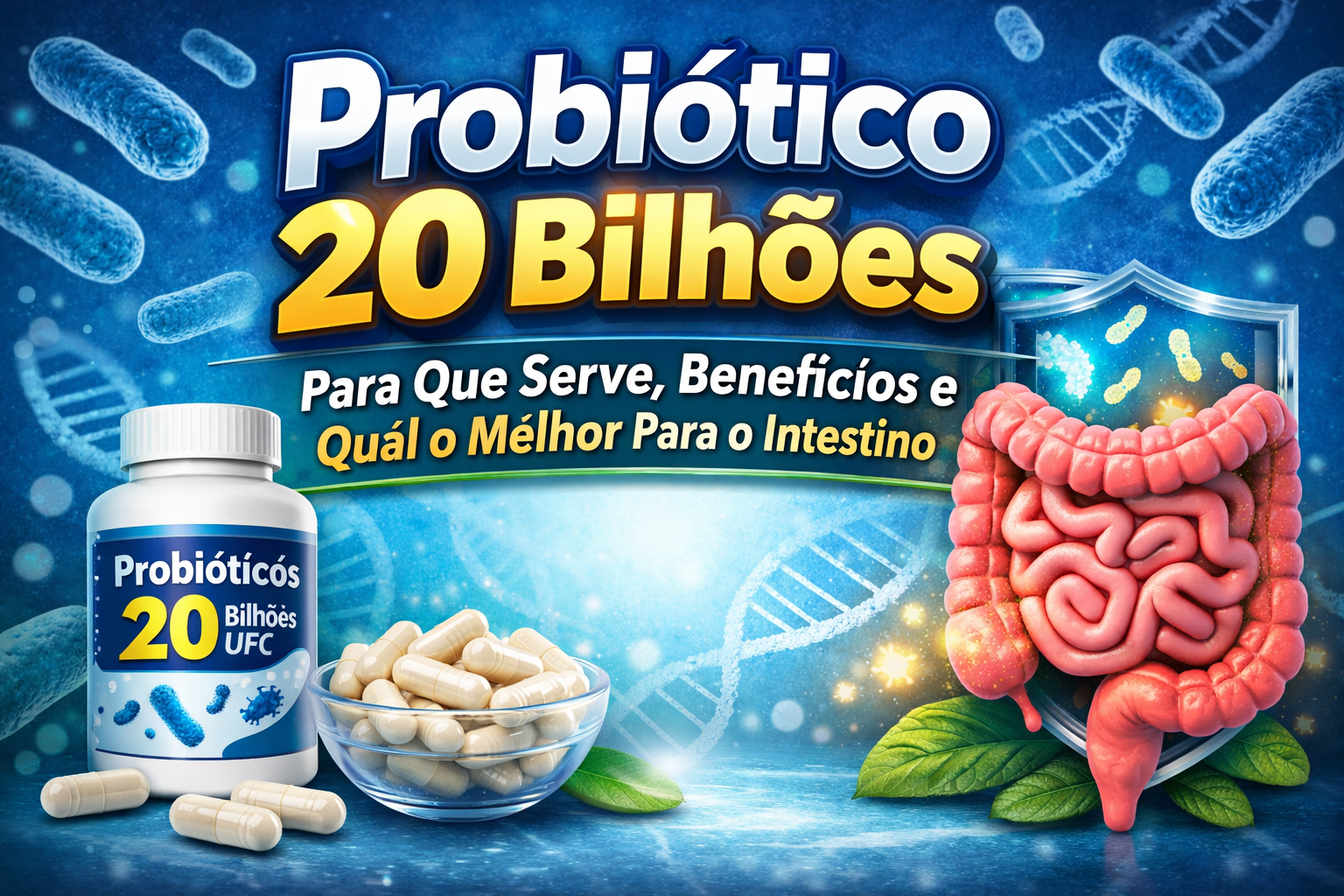 Probiótico 20 Bilhões: Para Que Serve, Benefícios e Qual o Melhor Para o Intestino